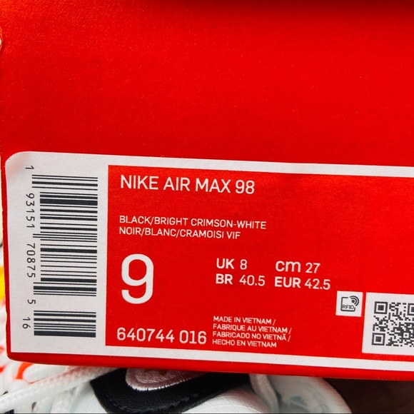 NWT Nike Air Max 98 - Picture 7 of 7